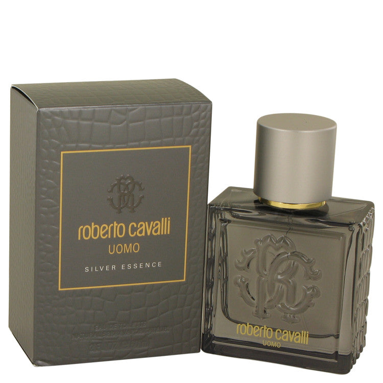 Roberto Cavalli Uomo Silver Essence by Roberto Cavalli Eau De Toilette Spray 2 oz for Men Default Title Beauty & Fragrance - Tophatter Daily Deals