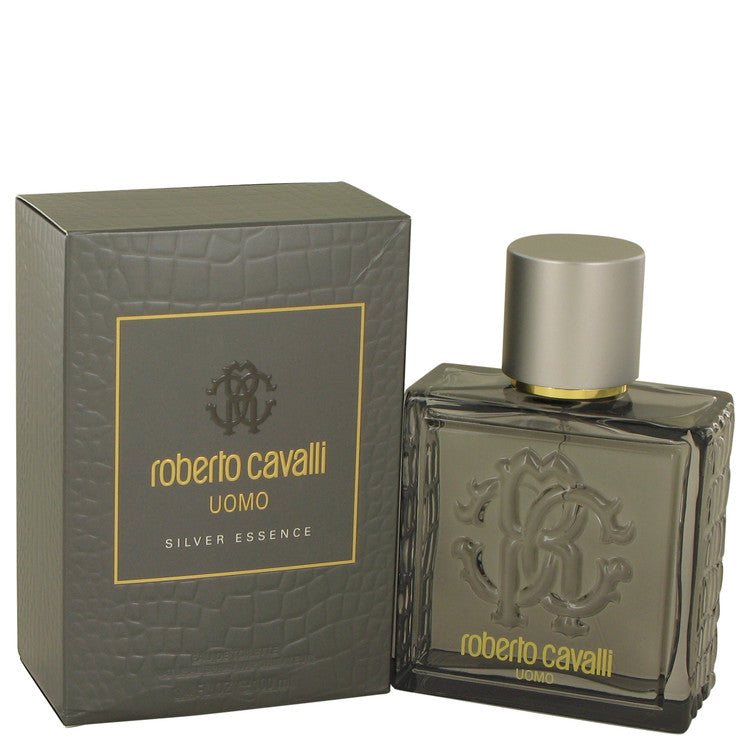 Roberto Cavalli Uomo Silver Essence by Roberto Cavalli Eau De Toilette Spray 3.4 oz for Men Default Title Beauty & Fragrance - Tophatter Daily Deals