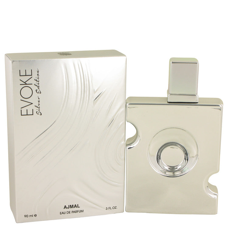 Evoke Silver Edition by Ajmal Eau De Parfum Spray 3 oz for Men Default Title Beauty & Fragrance - Tophatter Daily Deals