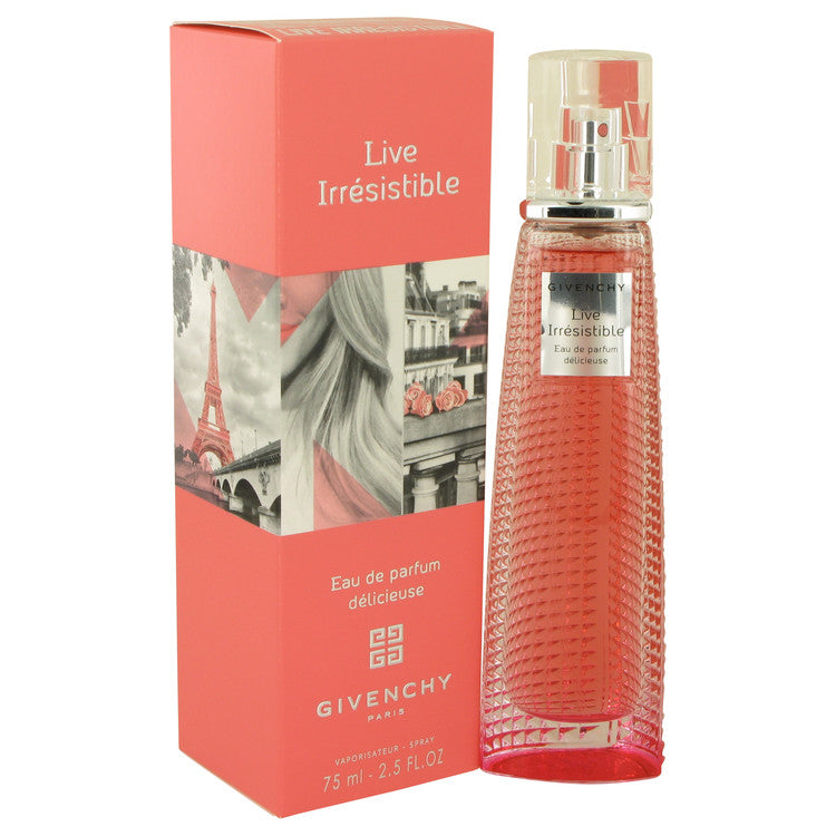 Live Irresistible Delicieuse by Givenchy Eau De Parfum Spray 2.5 oz for Women Default Title Beauty & Fragrance - Tophatter Daily Deals