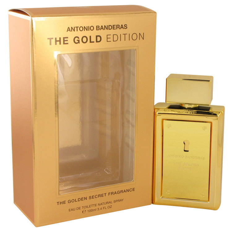 The Golden Secret by Antonio Banderas Eau De Toilette Spray (The Gold Edition) 3.4 oz for Men Default Title Beauty & Fragrance - Tophatter Daily Deals