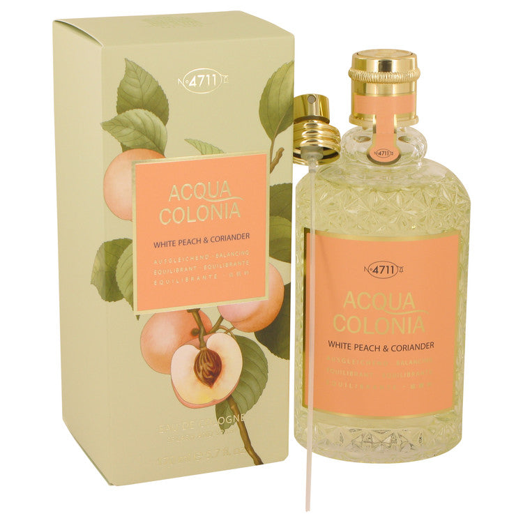 4711 Acqua Colonia White Peach & Coriander by Maurer & Wirtz Eau De Cologne Spray (Unisex) 5.7 oz for Women Default Title Beauty & Fragrance - Tophatter Daily Deals