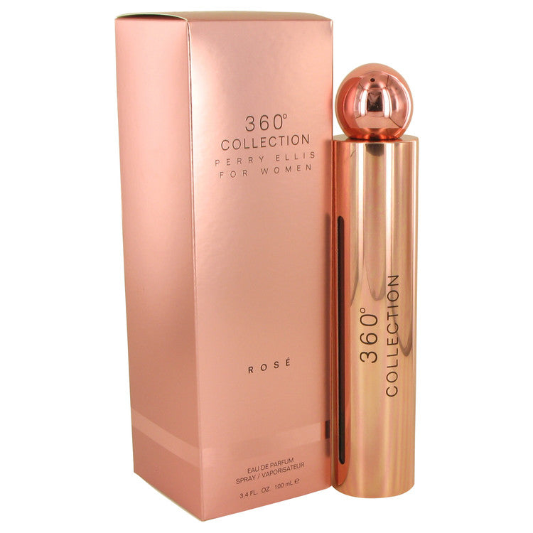 Perry Ellis 360 Collection Rose by Perry Ellis Eau De Parfum Spray 3.4 oz for Women Default Title Beauty & Fragrance - Tophatter Daily Deals
