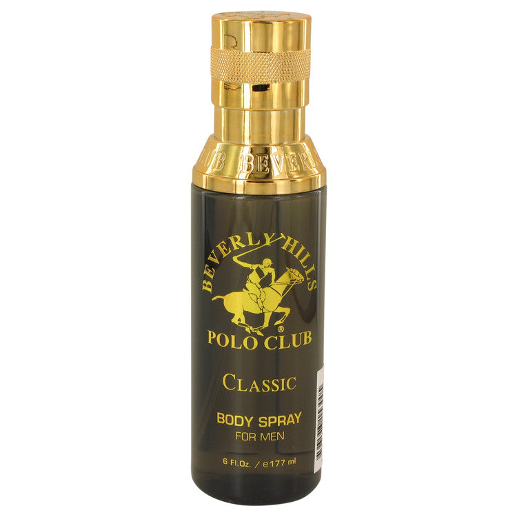 Beverly Hills Polo Club Classic by Beverly Fragrances Body Spray 6 oz for Men Default Title Beauty & Fragrance - Tophatter Daily Deals