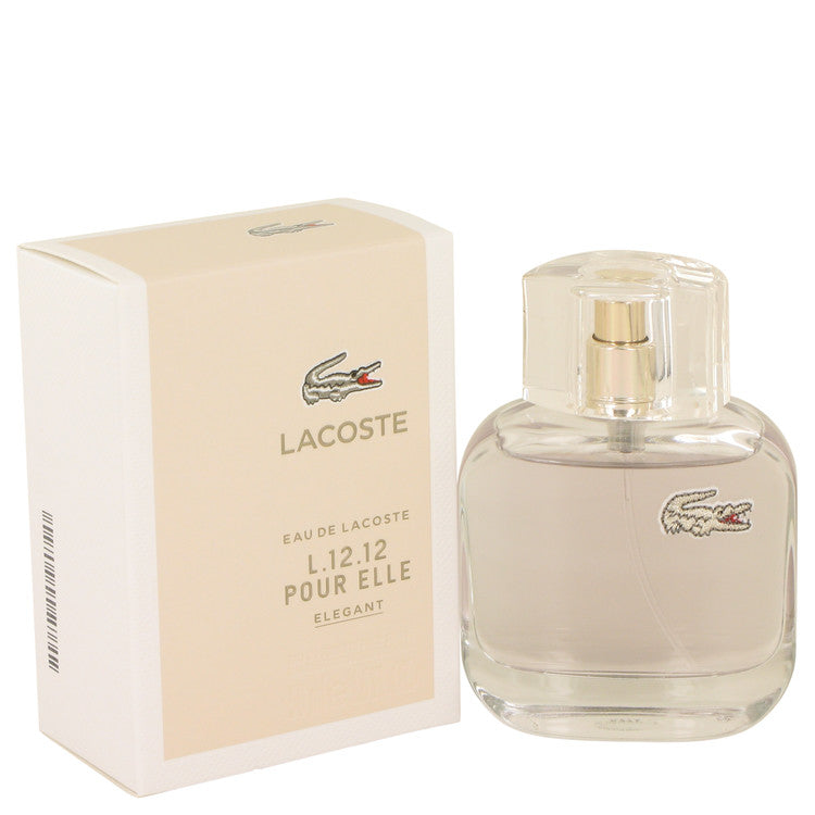 Lacoste Eau De Lacoste L.12.12 Elegant by Lacoste Eau De Toilette Spray 1.7 oz for Women Default Title Beauty & Fragrance - Tophatter Daily Deals
