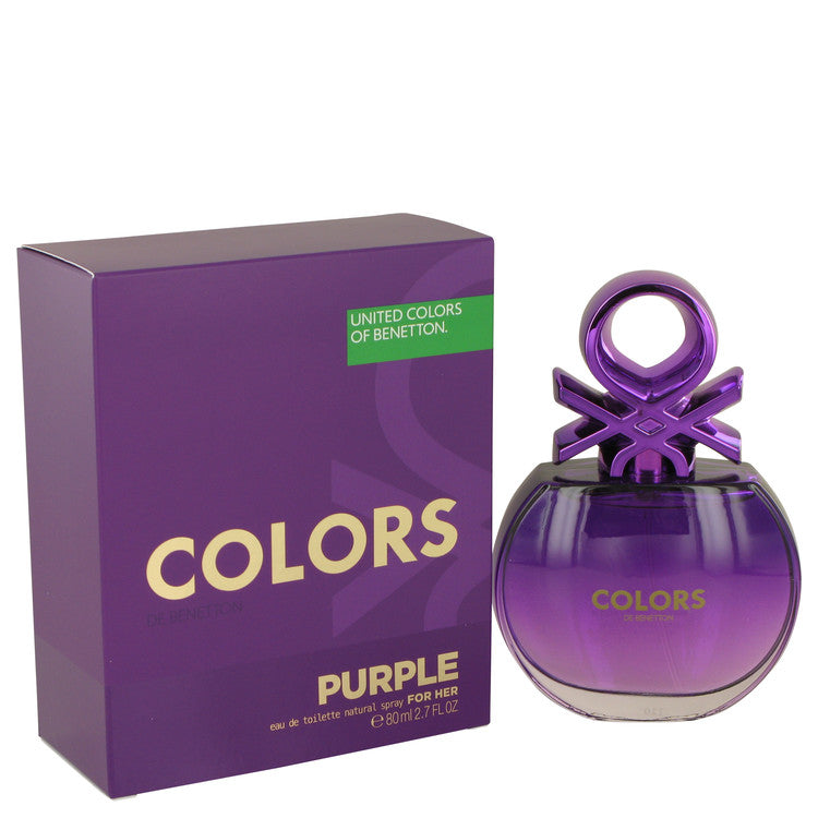 United Colors of Benetton Purple by Benetton Eau De Toilette Spray 2.7 oz for Women Default Title Beauty & Fragrance - Tophatter Daily Deals