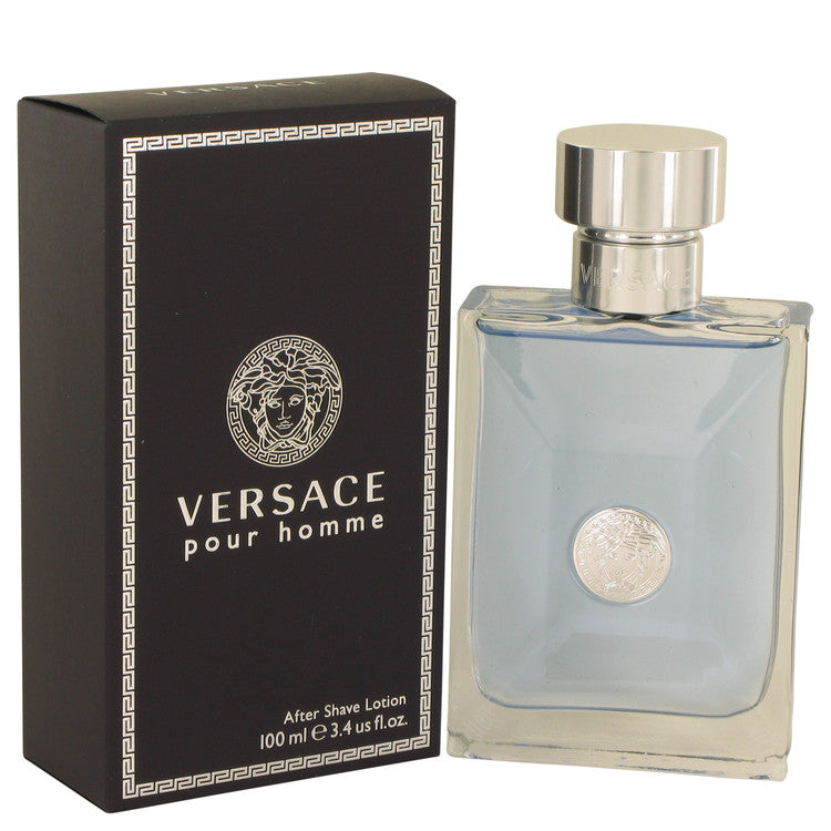 Versace Pour Homme by Versace After Shave Lotion 3.4 oz for Men Default Title Beauty & Fragrance - Tophatter Daily Deals