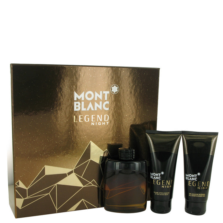 Montblanc Legend Night by Mont Blanc Gift Set -- for Men Default Title Beauty & Fragrance - Tophatter Daily Deals