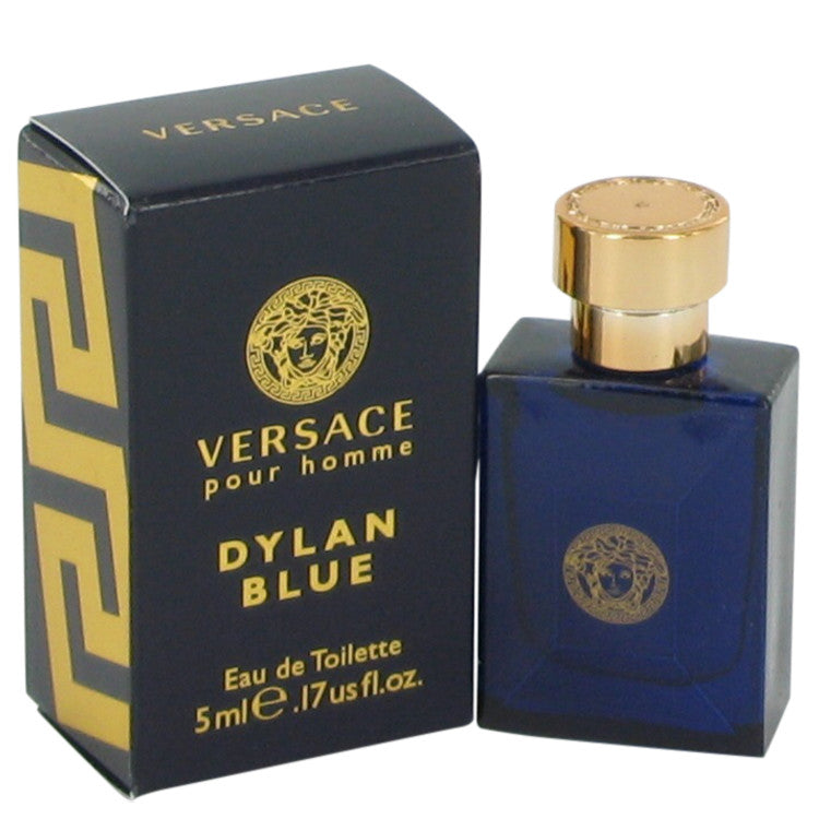 Versace Pour Homme Dylan Blue by Versace Mini EDT .17 oz for Men Default Title Beauty & Fragrance - Tophatter Daily Deals