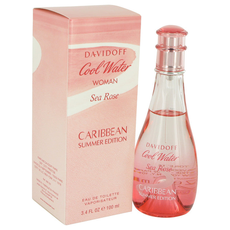 Cool Water Sea Rose Caribbean Summer by Davidoff Eau De Toilette Spray 3.4 oz for Women Default Title Beauty & Fragrance - Tophatter Daily Deals
