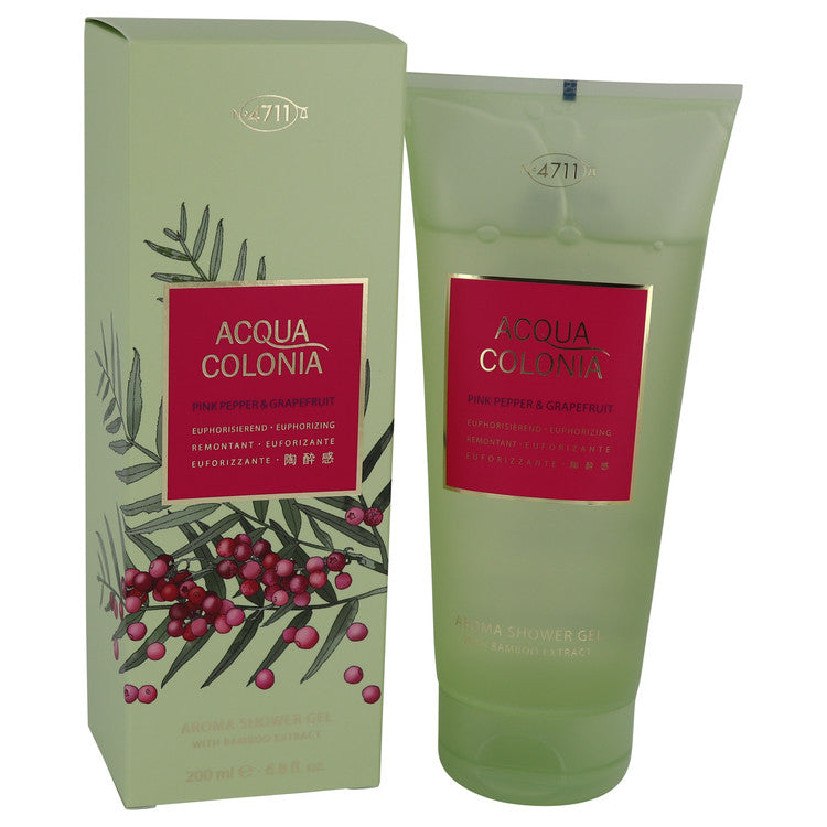 4711 Acqua Colonia Pink Pepper & Grapefruit by Maurer & Wirtz Shower Gel 6.8 oz for Women Default Title Beauty & Fragrance - Tophatter Daily Deals