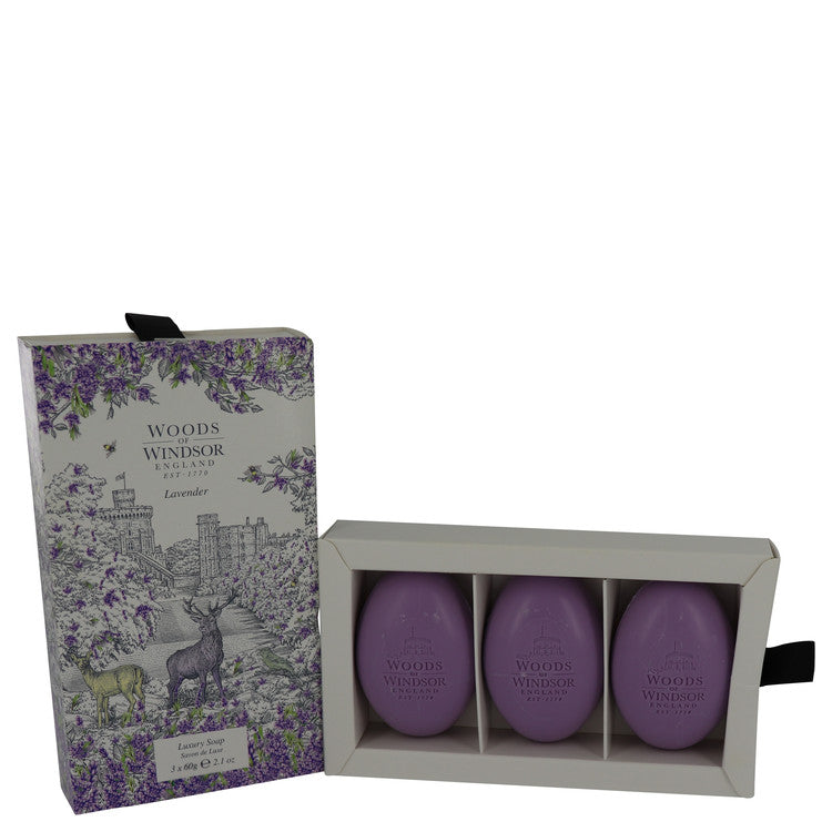 Lavender by Woods of Windsor Fine English Soap 3 x 60 g for Women Default Title Beauty & Fragrance - Tophatter Daily Deals