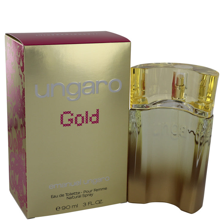 Ungaro Gold by Ungaro Eau De Toilette Spray 3 oz for Women Default Title Beauty & Fragrance - Tophatter Daily Deals