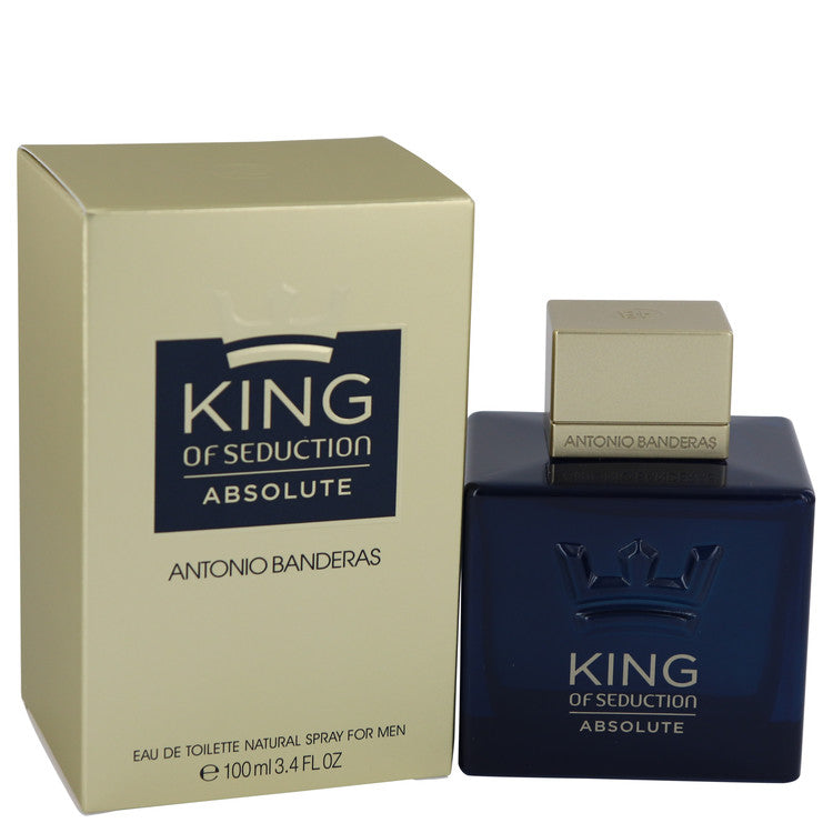 King of Seduction Absolute by Antonio Banderas Eau De Toilette Spray 3.4 oz for Men Default Title Beauty & Fragrance - Tophatter Daily Deals