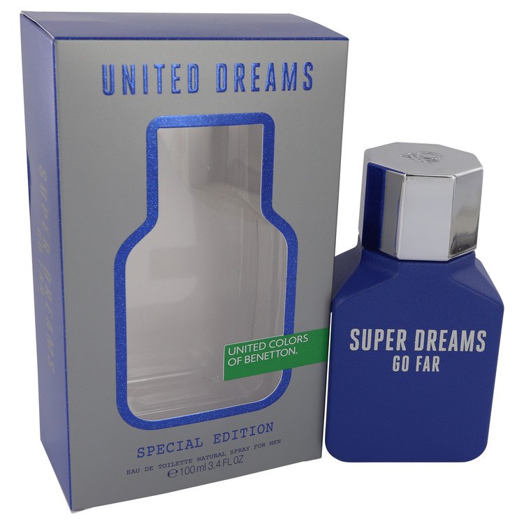 United Dreams Super Dreams Go Far by Benetton Eau De Toilette Spray 3.4 oz for Men Default Title Beauty & Fragrance - Tophatter Daily Deals