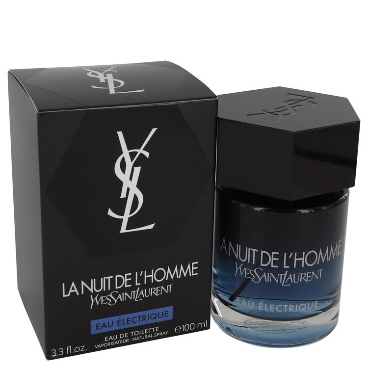 La Nuit De L'homme Eau Electrique by Yves Saint Laurent Eau De Toilette Spray 3.3 oz for Men Default Title Beauty & Fragrance - Tophatter Daily Deals