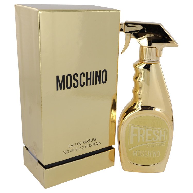 Moschino Fresh Gold Couture by Moschino Eau De Parfum Spray 3.4 oz for Women Default Title Beauty & Fragrance - Tophatter Daily Deals
