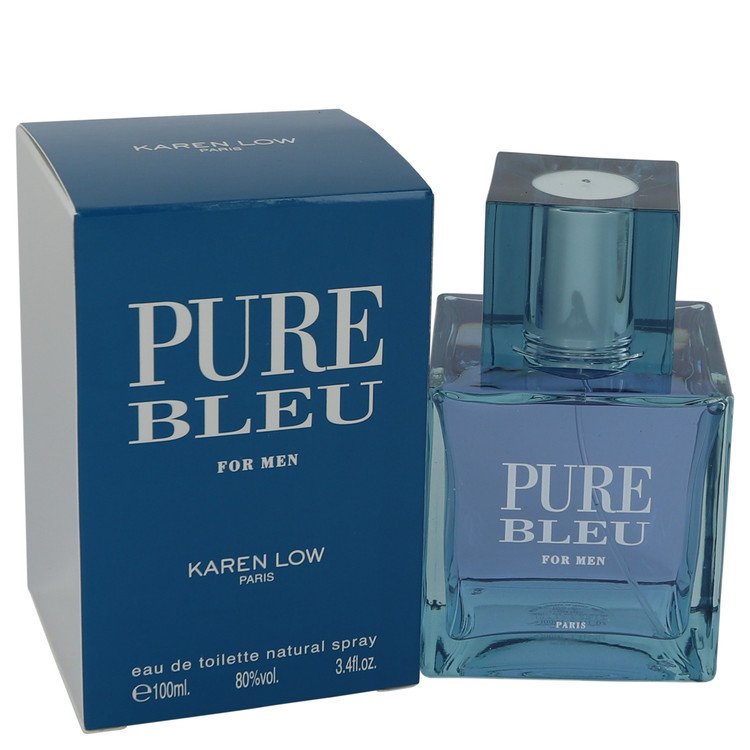Pure Bleu by Karen Low Eau De Taoilette Spray 3.4 oz for Men Default Title Beauty & Fragrance - Tophatter Daily Deals