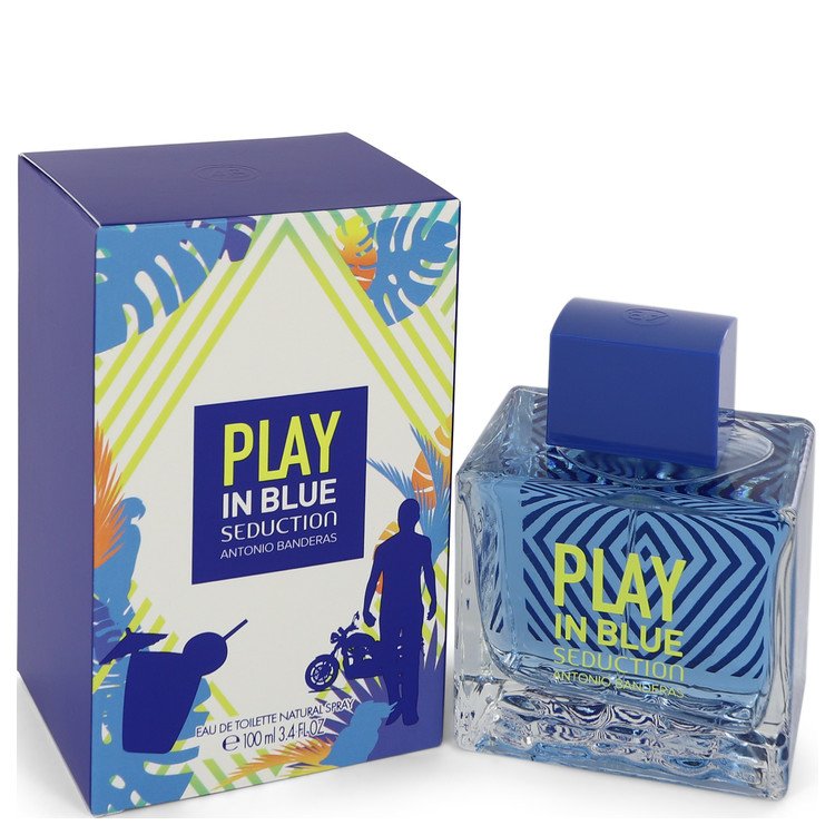 Play in Blue Seduction by Antonio Banderas Eau De Toilette Spray 3.4 oz for Men Default Title Beauty & Fragrance - Tophatter Daily Deals