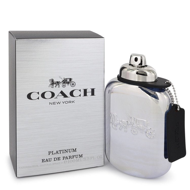 Coach Platinum by Coach Eau De Parfum Spray 3.3 oz for Men Default Title Beauty & Fragrance - Tophatter Daily Deals