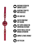 Temptasia Ardor – Breathable Silicone Ball Gag with Adjustable Strap > Bondage Gear > Gags and Bits - Tophatter Daily Deals