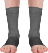 Best Socks for Plantar Fasciitis UK - 2x Compression Socks Fit Foot Arch Pain Relief Support Pair Grey Exercise & Fitness - Tophatter Daily Deals