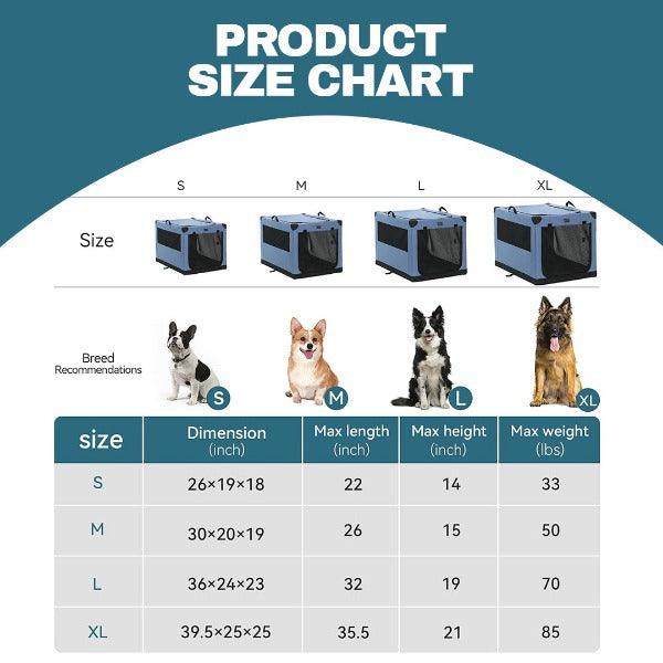 Pet Travel Crate - Pets Fabric Dog Crate Puppy Carrier Cat Travel Cage Carry Pet Bag Pet Products - Tophatter Daily Deals