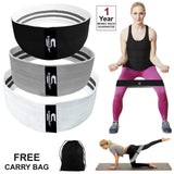 Stretchy Band for Exercise - Thigh Bands for Workout, Hip Band Workout For Men & Women Resistance Band Yoga Exercise Band Booty Band Yoga - Tophatter Daily Deals