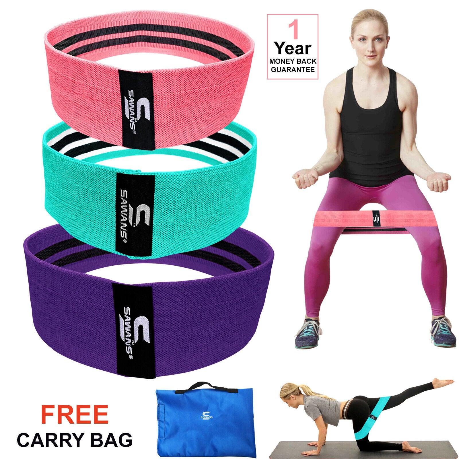 Stretchy Band for Exercise - Thigh Bands for Workout, Hip Band Workout For Men & Women Resistance Band Yoga Exercise Band Booty Band Yoga - Tophatter Daily Deals