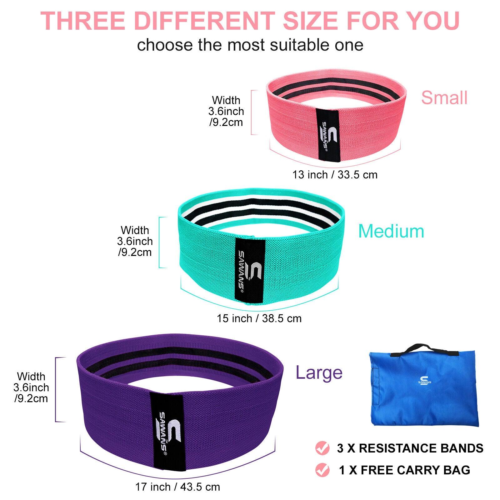 Stretchy Band for Exercise - Thigh Bands for Workout, Hip Band Workout For Men & Women Resistance Band Yoga Exercise Band Booty Band Yoga - Tophatter Daily Deals
