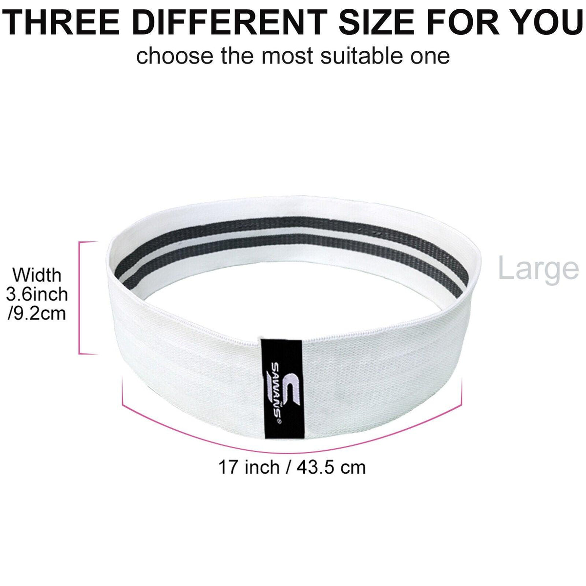 Stretchy Band for Exercise - Thigh Bands for Workout, Hip Band Workout For Men & Women Resistance Band Yoga Exercise Band Booty Band Yoga - Tophatter Daily Deals