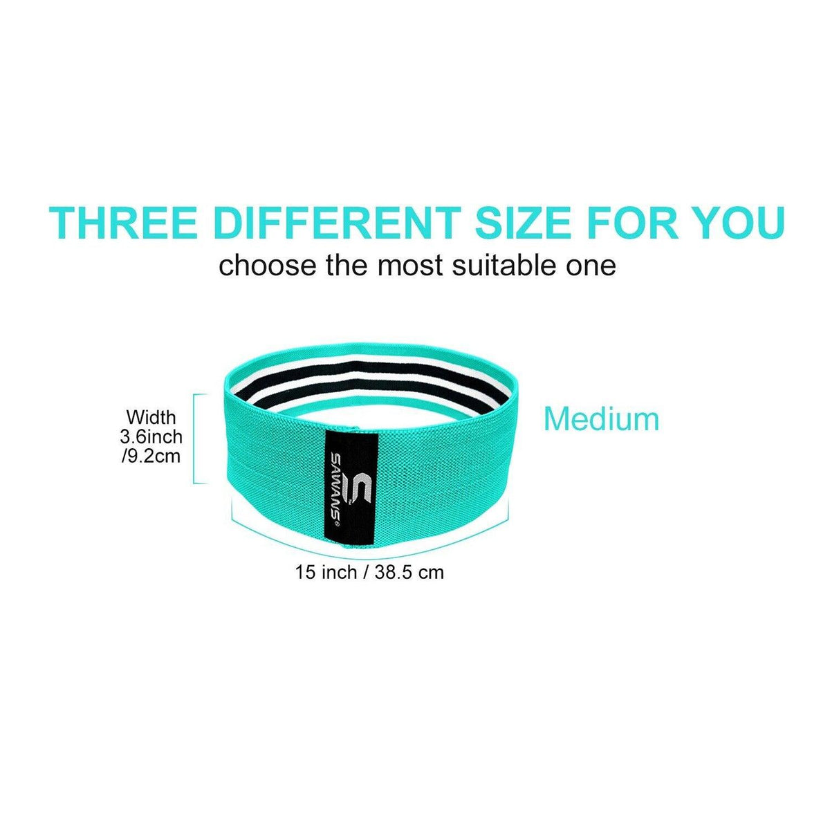 Stretchy Band for Exercise - Thigh Bands for Workout, Hip Band Workout For Men & Women Resistance Band Yoga Exercise Band Booty Band Yoga - Tophatter Daily Deals