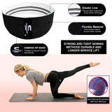 Stretchy Band for Exercise - Thigh Bands for Workout, Hip Band Workout For Men & Women Resistance Band Yoga Exercise Band Booty Band Black Yoga - Tophatter Daily Deals