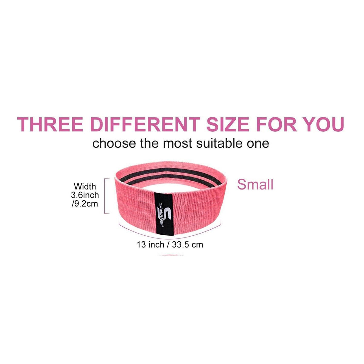 Stretchy Band for Exercise - Thigh Bands for Workout, Hip Band Workout For Men & Women Resistance Band Yoga Exercise Band Booty Band Yoga - Tophatter Daily Deals
