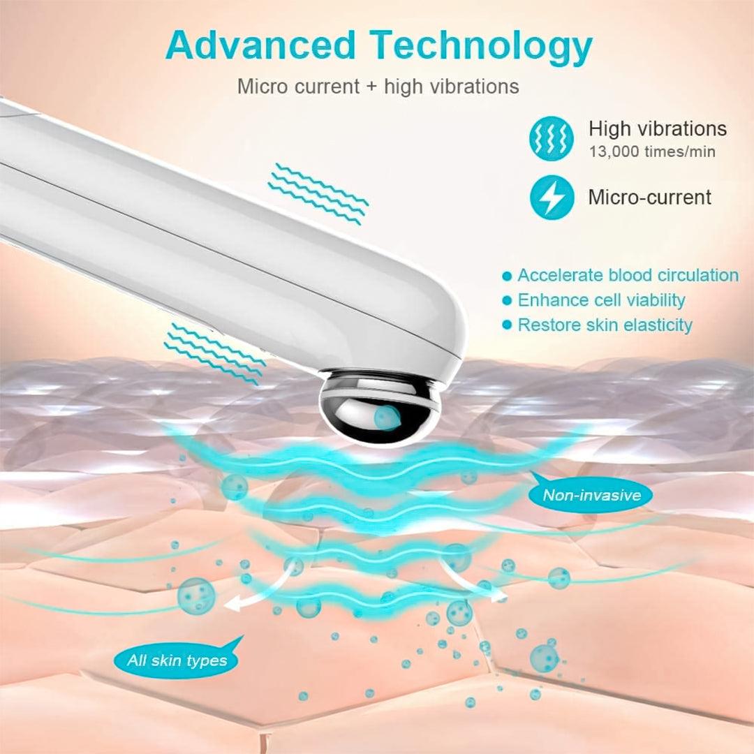 Heated Eye Wand - Pulse Facial Face Eye Massager Lift 3D Roller Electric Sonic Energy Rejuvenation Health & Beauty - Tophatter Daily Deals