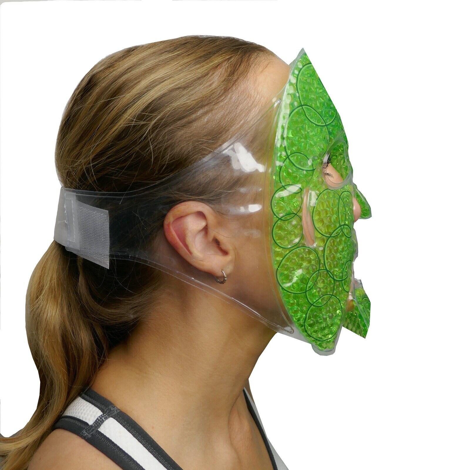 Facial Ice Packs - Face Gel Ice Pack Cooling Mask Pain Headache Relief Skincare Pillow Headache Personal Care - Tophatter Daily Deals