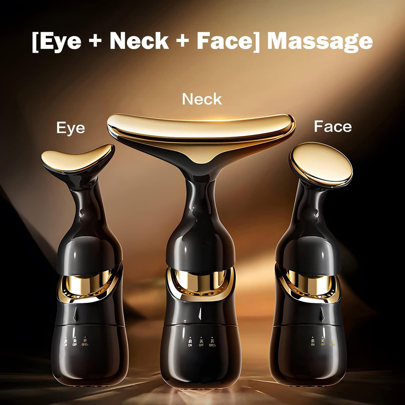 Anti Ageing Devices - Face Massager Electric Facial LED Beauty Neck Face Lifting Anti Aging Care Women | Electric Facial Beauty Kit for Women Personal Care - Tophatter Daily Deals