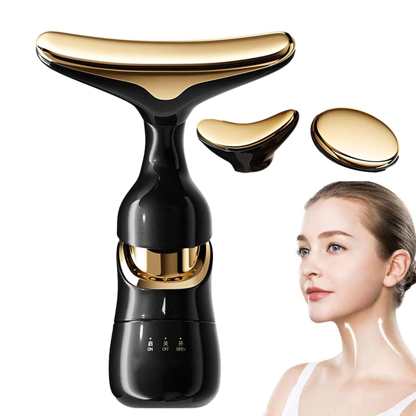 Anti Ageing Devices - Face Massager Electric Facial LED Beauty Neck Face Lifting Anti Aging Care Women | Electric Facial Beauty Kit for Women Personal Care - Tophatter Daily Deals