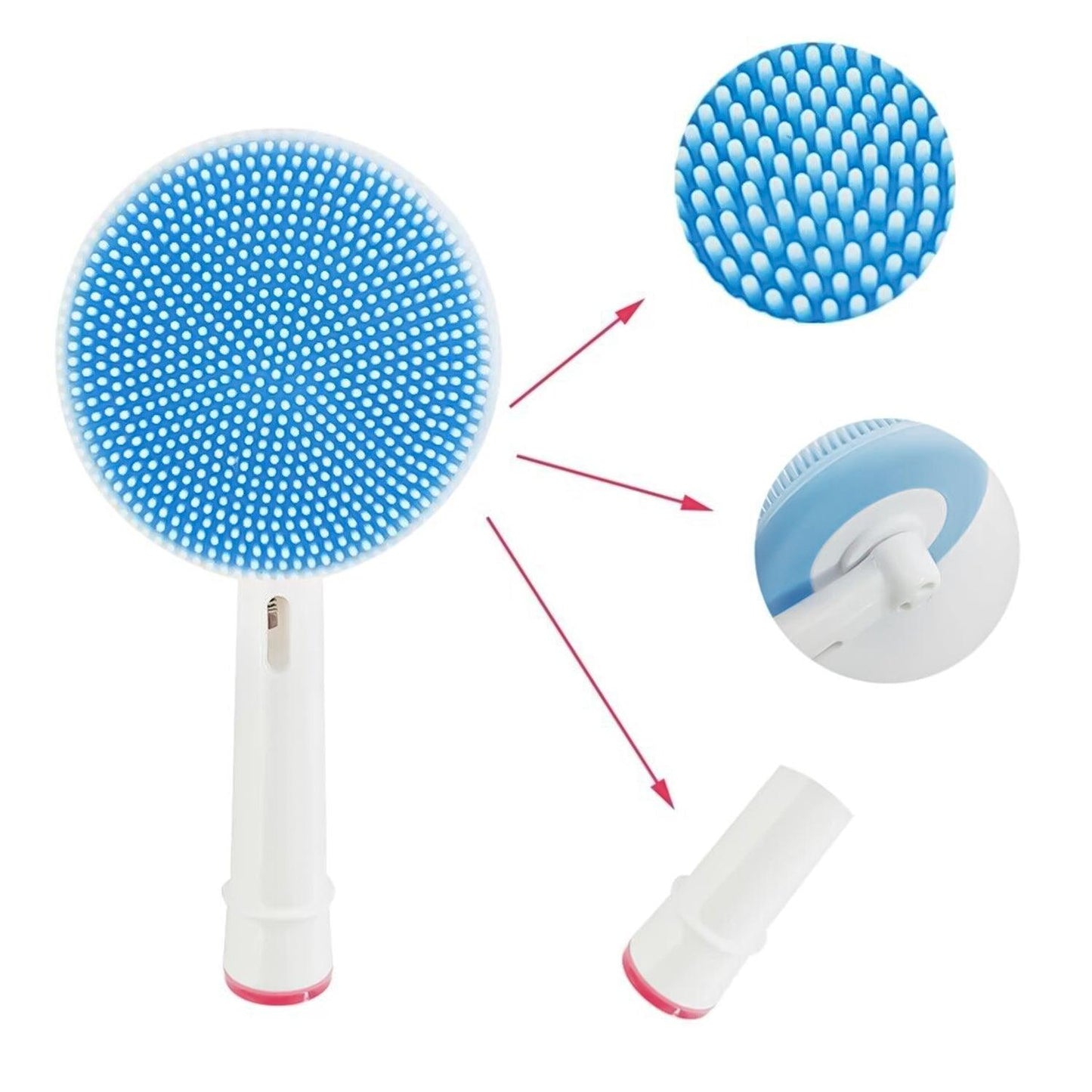 Best Facial Cleansing Brush UK - Electric Face Cleansing Brush Apparel & Accessories - Tophatter Daily Deals