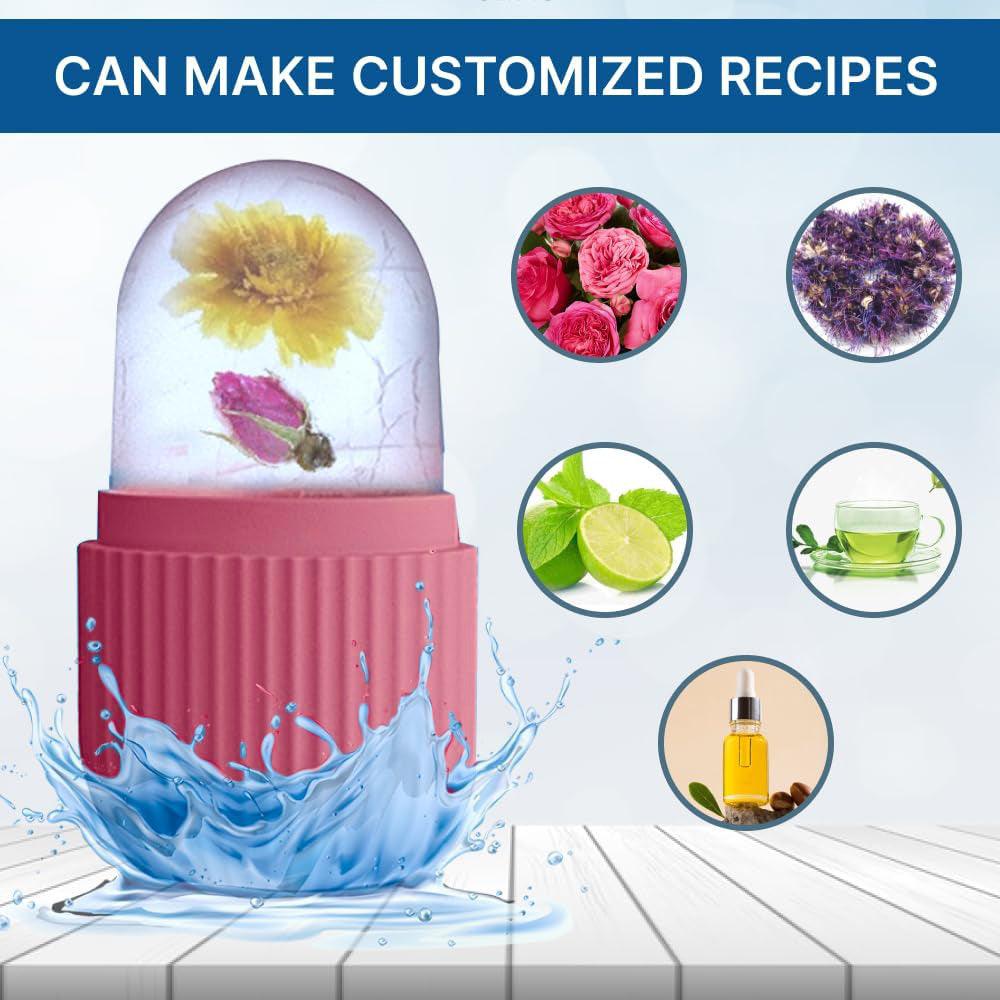 Ice Facial Roller - Silicone Facial Cube for Eyes Neck Massage Remove Dark Circle | ICE FACE ROLLER , Ice Facial Massager Skin Care Beauty Tool Eye Health & Beauty - Tophatter Daily Deals