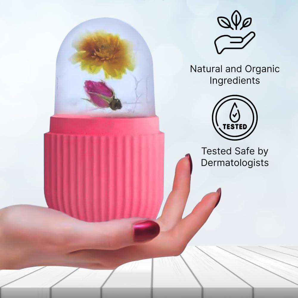 Ice Facial Roller - Silicone Facial Cube for Eyes Neck Massage Remove Dark Circle | ICE FACE ROLLER , Ice Facial Massager Skin Care Beauty Tool Eye Health & Beauty - Tophatter Daily Deals