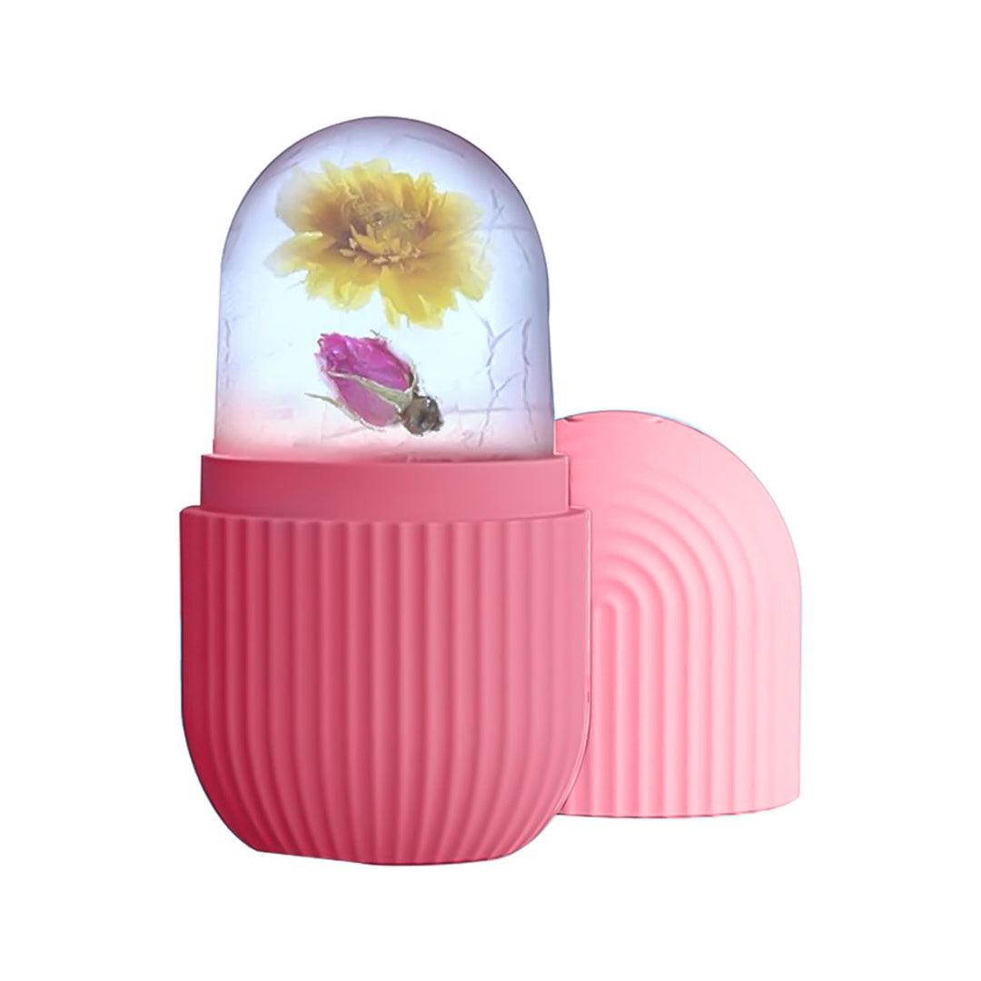 Ice Facial Roller - Silicone Facial Cube for Eyes Neck Massage Remove Dark Circle | ICE FACE ROLLER , Ice Facial Massager Skin Care Beauty Tool Eye Pink Health & Beauty - Tophatter Daily Deals