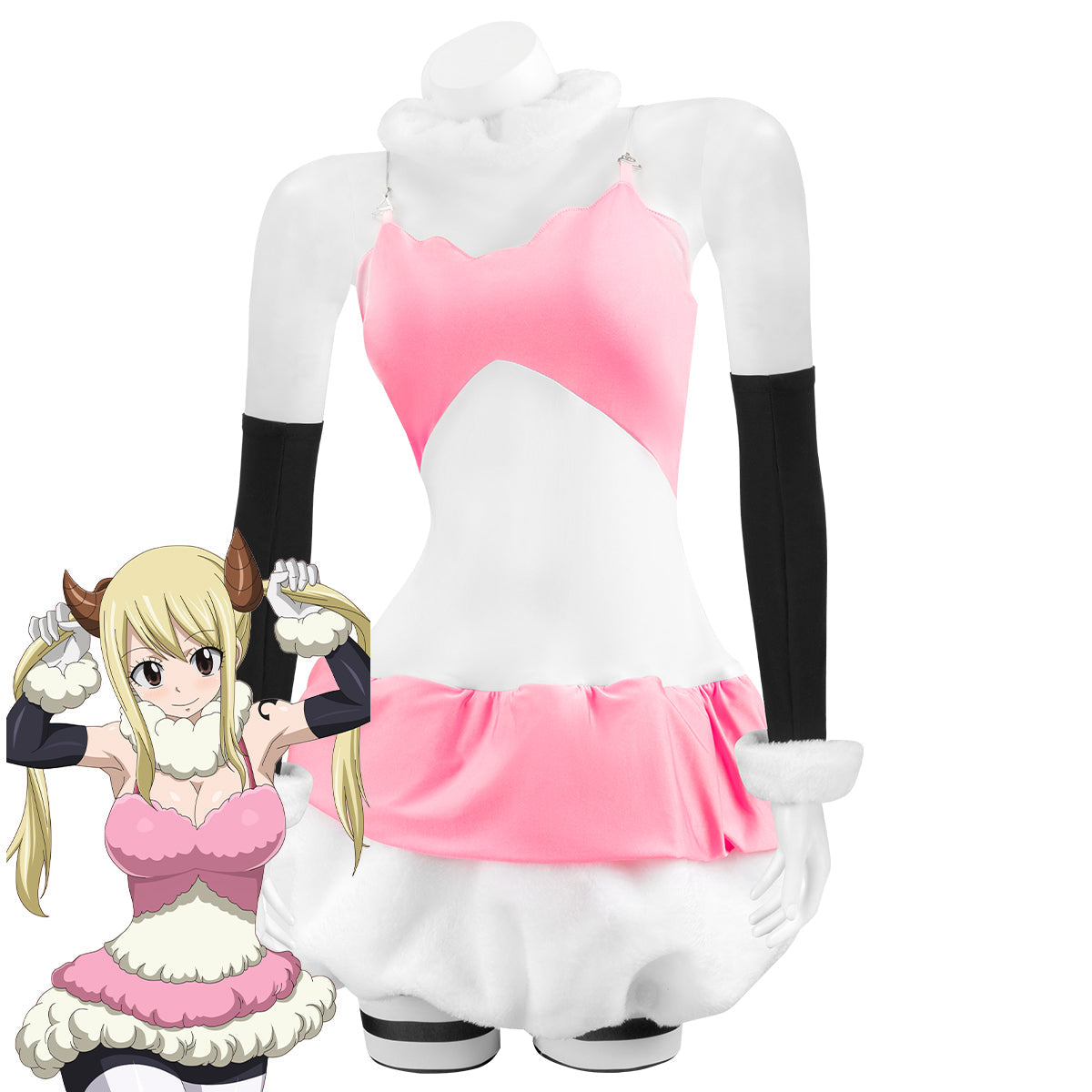 Fairy Tail Aries Lucy Heartfilia Cosplay Costume Costume - Tophatter Daily Deals