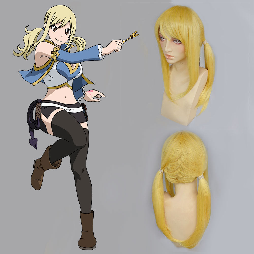 Fairy Tail Lucy Heartfilia 2018 Anime New Editon Golden Cosplay Wig Wig - Tophatter Daily Deals
