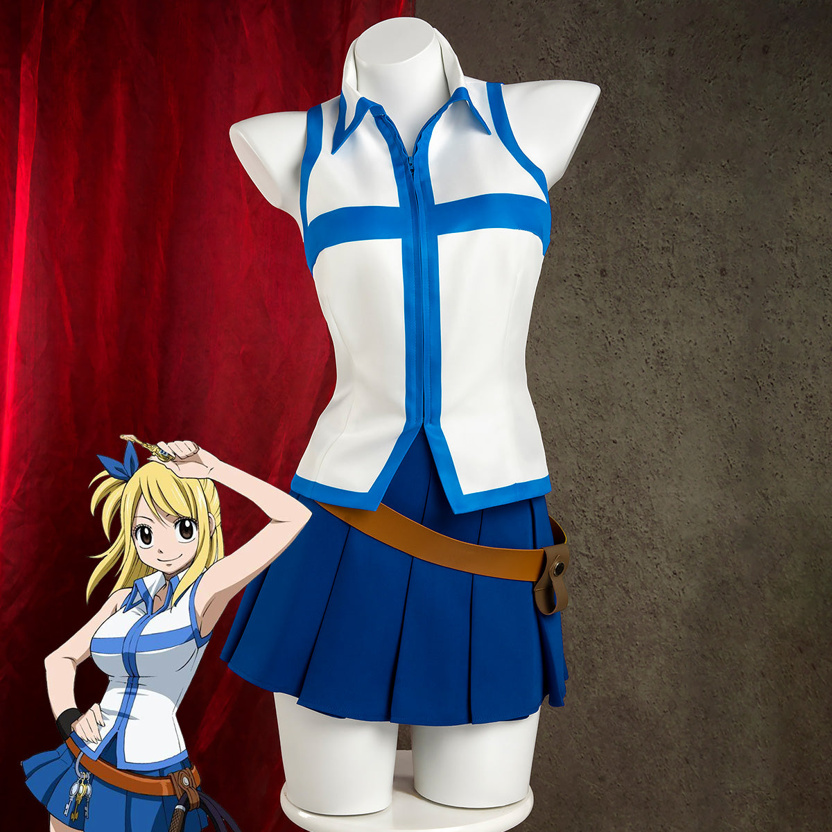 Fairy Tail Lucy Heartfilia Blue Cosplay Costume Costume - Tophatter Daily Deals