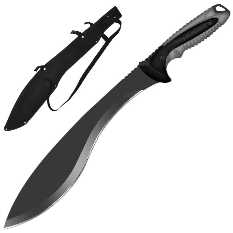 Fallen Darkness Anodized Full Tang Kukri Death Machete Collectible Weapons - Tophatter Daily Deals