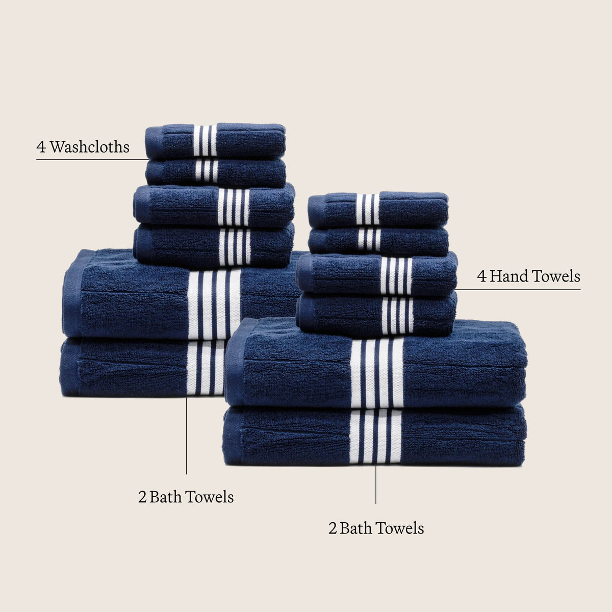 Nautilus Australian Cotton Towels Bath - Tophatter Daily Deals
