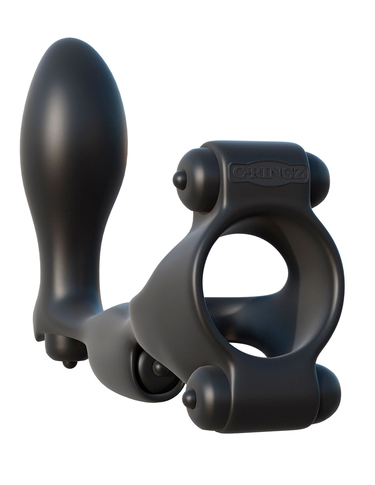 Fantasy C-Ringz Deluxe Vibrating Cock Ring and Prostate Plug > Anal Range > Prostate Plugs - Tophatter Daily Deals