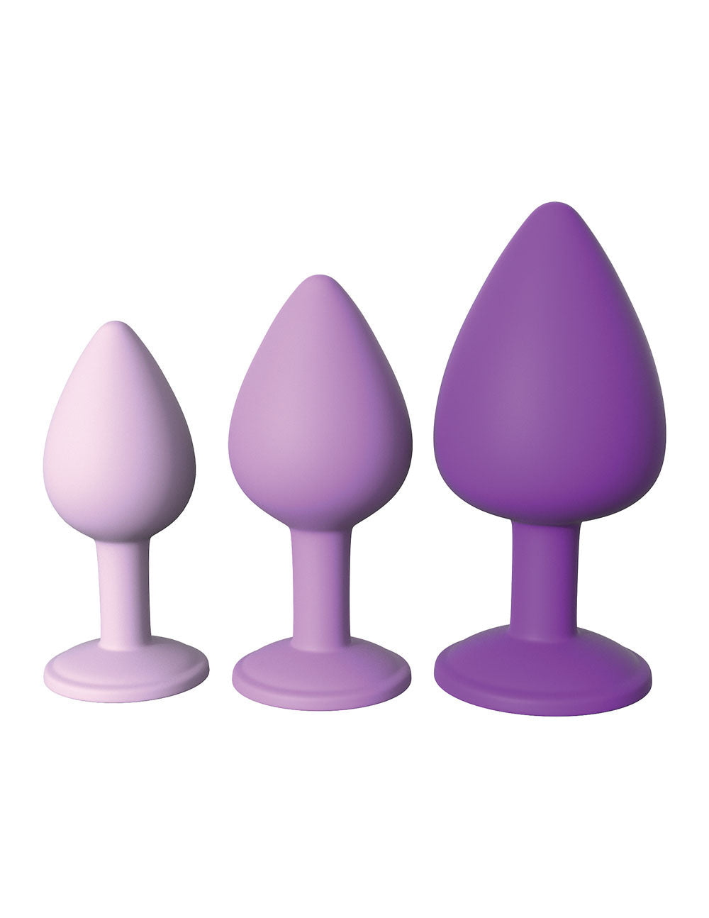 Fantasy For Her Little Gems Trainer Set Purple Set of 3 Sizes > Anal Range > Butt Plug Kits - Tophatter Daily Deals