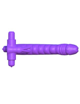 Fantasy Silicone Double Penetrator Rabbit Cockring in Purple > Cock Ring > Single - Tophatter Daily Deals